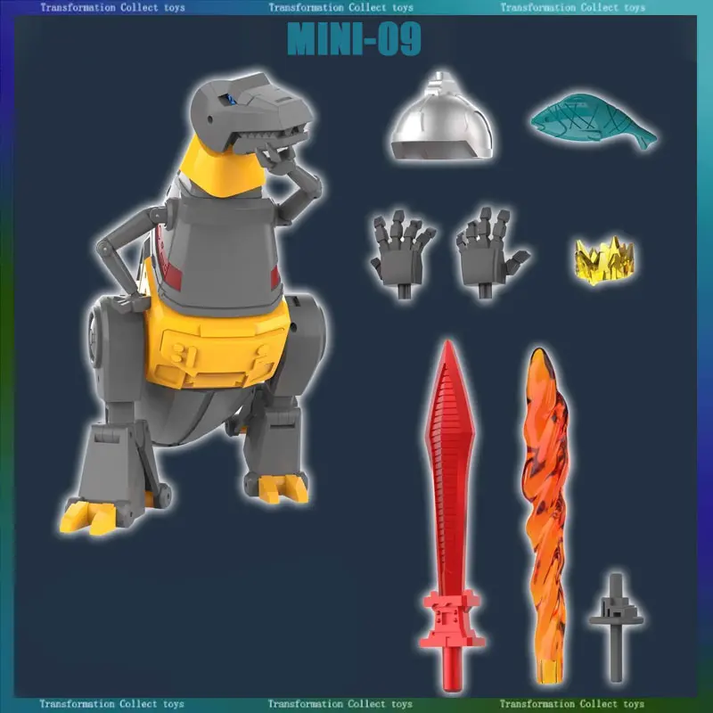 AUF LAGER Transformation MHZ SPIELZEUG MH-MINI-09 MINI-09B Grimlock 2,0 KO NA H44 Kleine Action Figur Modell Spielzeug