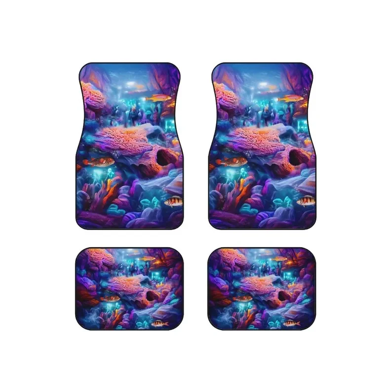 Car Mats (Set of 4), Custom Car Accessories, Graduation Gift, Aquarium Floor Mats, Custom Floor Mats,  Accessories,  Flo