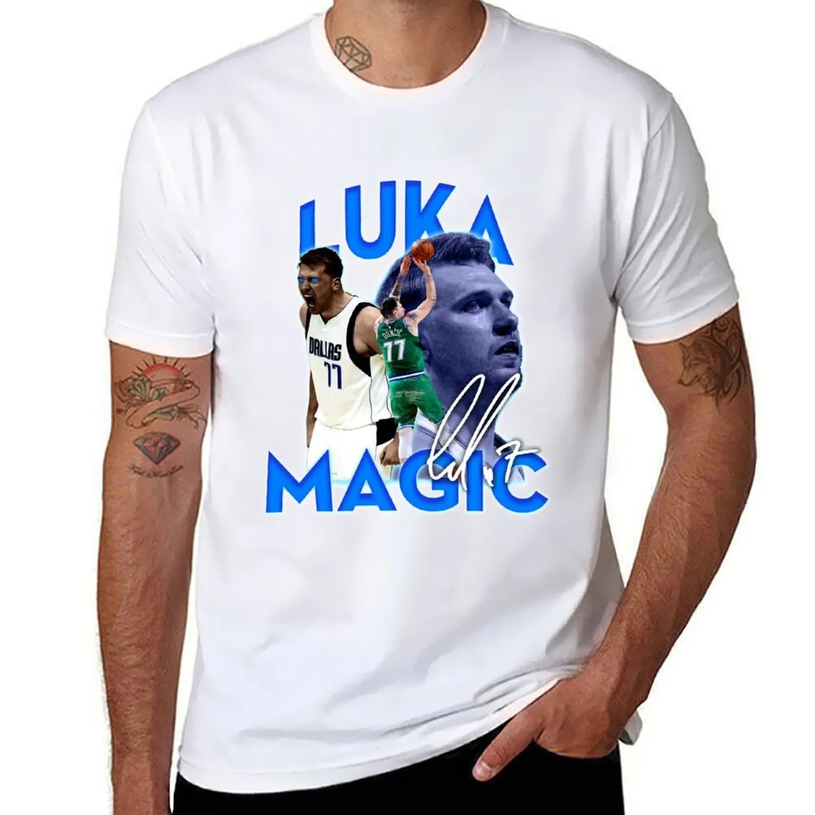 

t cotton shirt Vintage man T-Shirt Doni man t Art shirt Luka designer t luxury shirts Bootleg