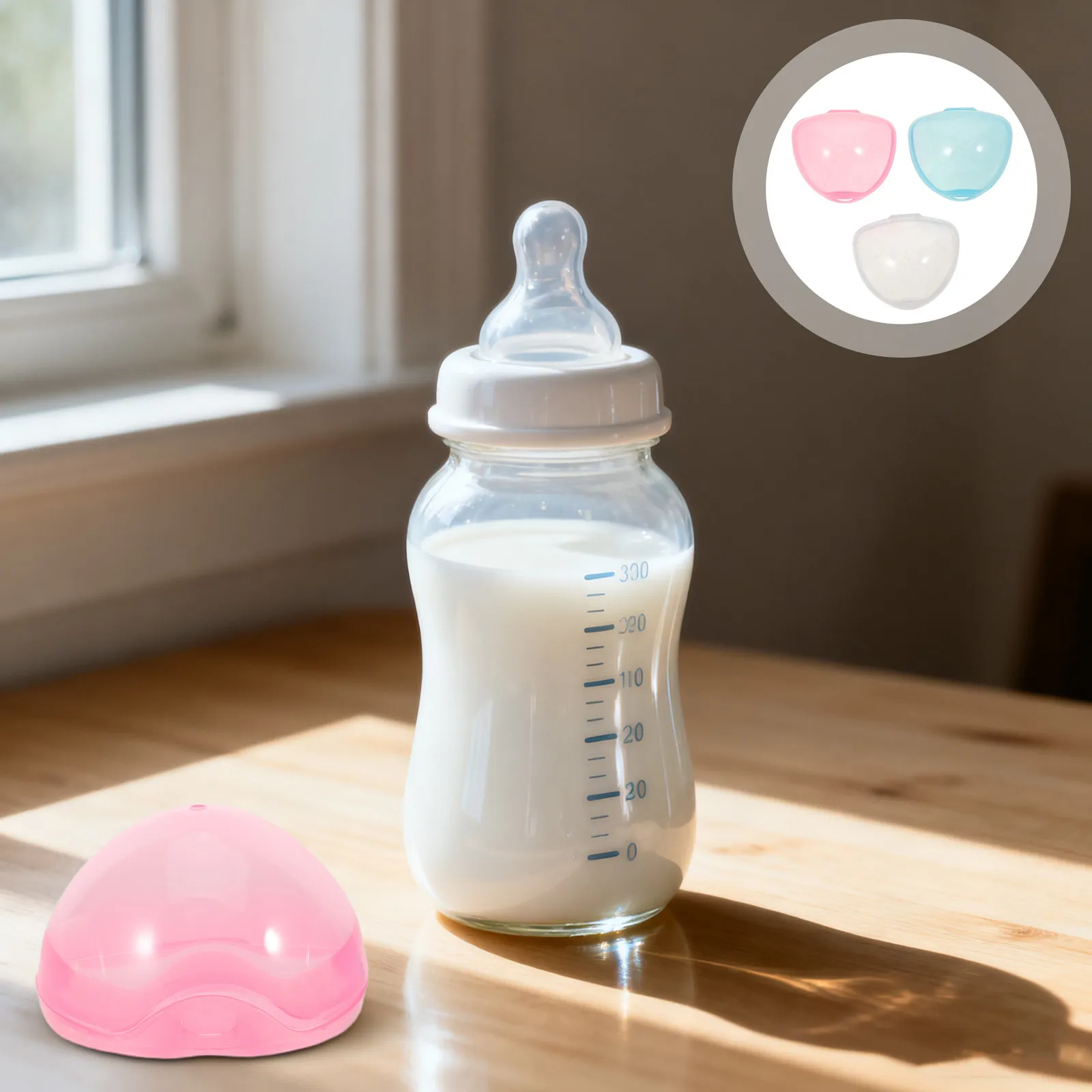 

12Pcs Baby Pacifier Storage Box Transparent Portable Pacifier Holder Case Dustproof Travel Organizer Nursery Soother Container