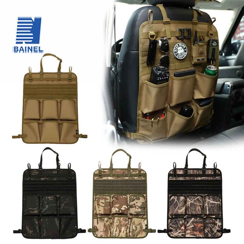 

Outdoor Multi-purpose Hanging Bag Car Seat Back Storage Pouch Tactical Vehicle Mounted Hanging Bag Camping Vertical Storage Bag