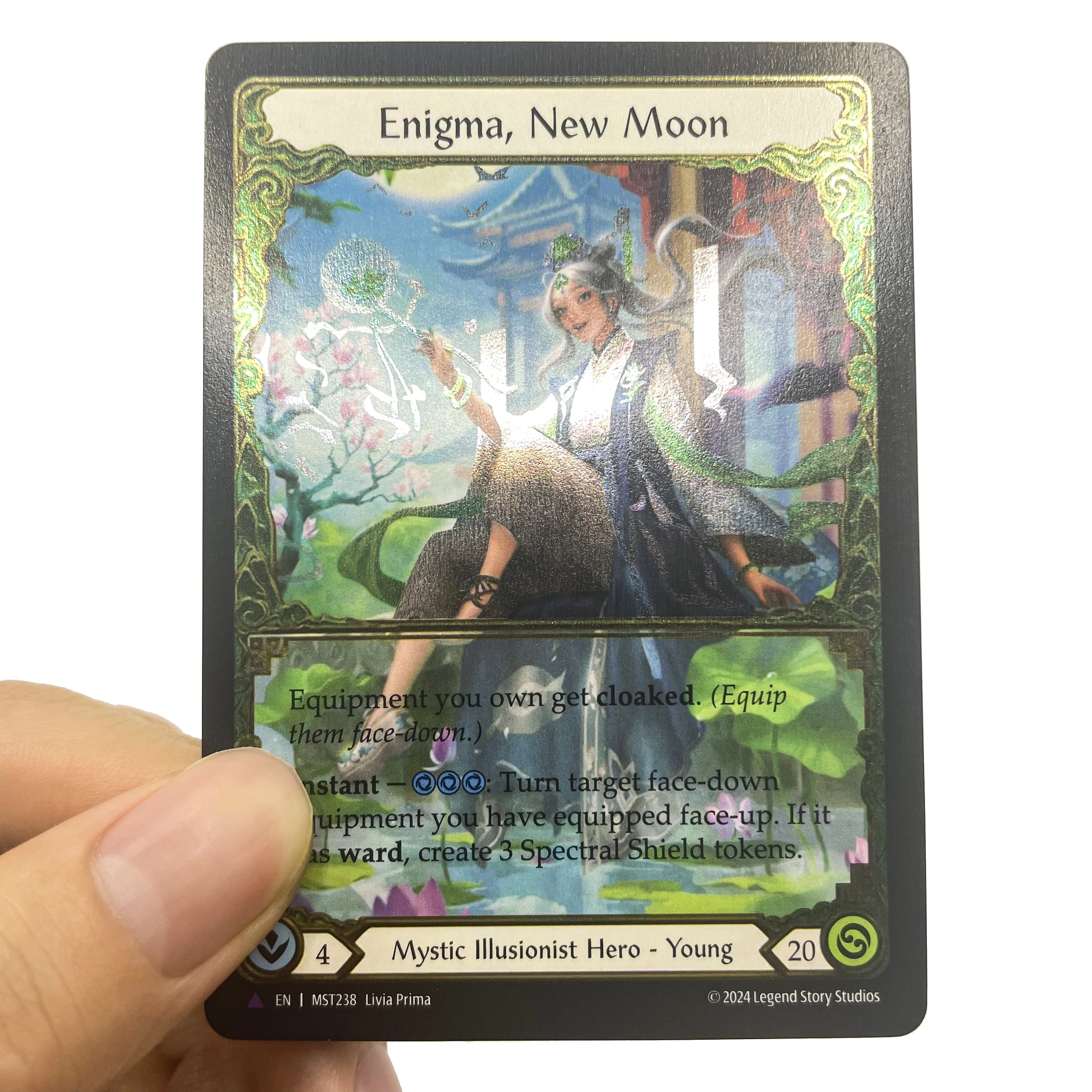 fab spectral shield cold foil エニグマ版 FAB Proxy Card Cold Foil Collection - Command & Conquer