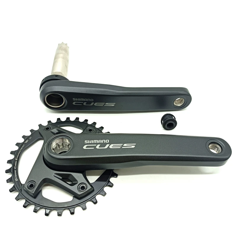 SHIMANO CUES FC-U6000 CRANKSET 1x11/10/9-Speed 32T 40T 42T  MTB CRANKSET and Bottom Bracket MT501 Mountain Bike Crank