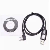 UV-K5 USB Cable for Baofeng UV-5R Quansheng K6 UV5R Plus UV 13 17 Pro Programming Driver With CD Software