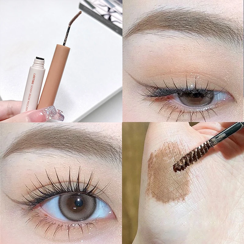 Crema líquida Natural para teñir cejas, larga duración, resistente al agua, secado rápido, marrón, gris, potenciadores, Cosméticos de maquillaje