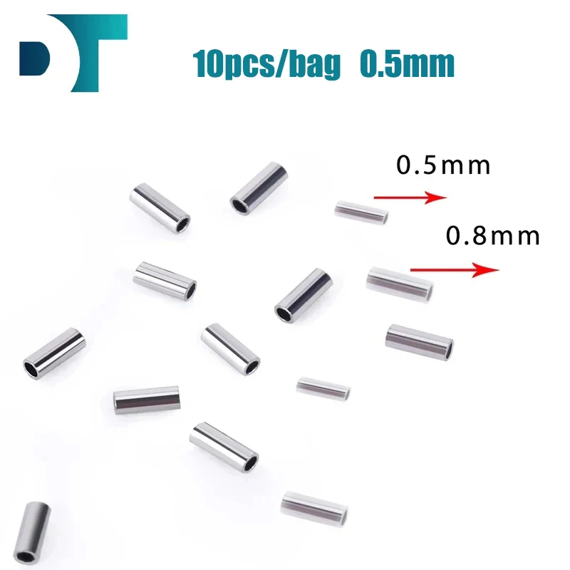 Stomatologiczne ortodontyczne zaciskane haczyki Mini Stop 0.5mm 0.8mm stoptuba stomatologia Ortodoncia Acc 10 sztuk/worek