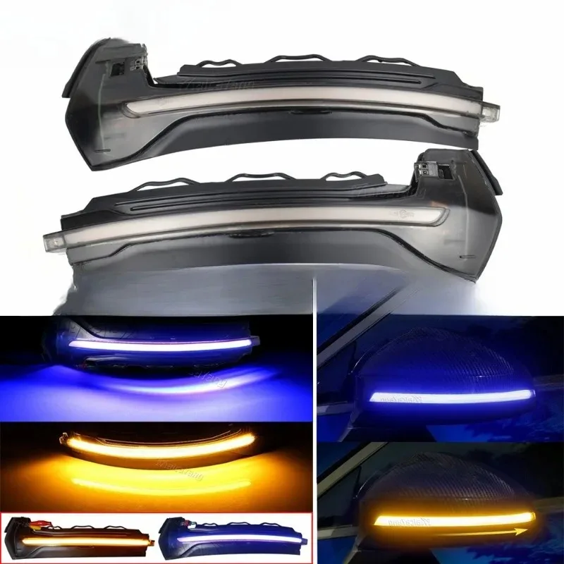 

New 2Pcs for A3 8V S3 RS3 2013 2014 2015 2016 2017 2018 2019 2020 Dynamic LED Side Mirror Blinker Flowing Light 2025