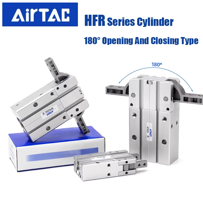 AirTAC HFR10 HFR16 HFR20 HFR25 HFR32 HFR10N 180 ° Opening and Closing Finger Open and Close Type Cylinder Mechanical Gripper
