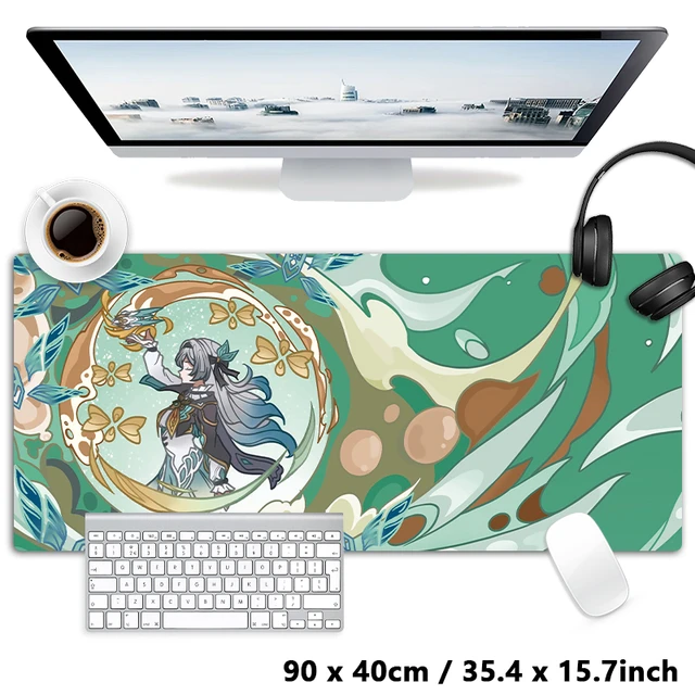 Honkai Star Rail Firefly HSR Mouse Pad Large Computer Laptop Non 