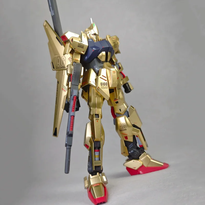 Hyakushiki MSN-100 HG 1/144 Champagne Color Mech Assembly Model Kit Action Figures Kids Puzzle Toys Decorative Gift Collectible image 4