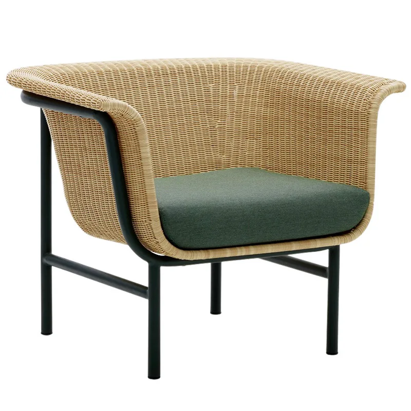 

Outdoor rattan sofa courtyard South East Asia bed and breakfast furniture balcony designer villa courtyard hotel rattan chair