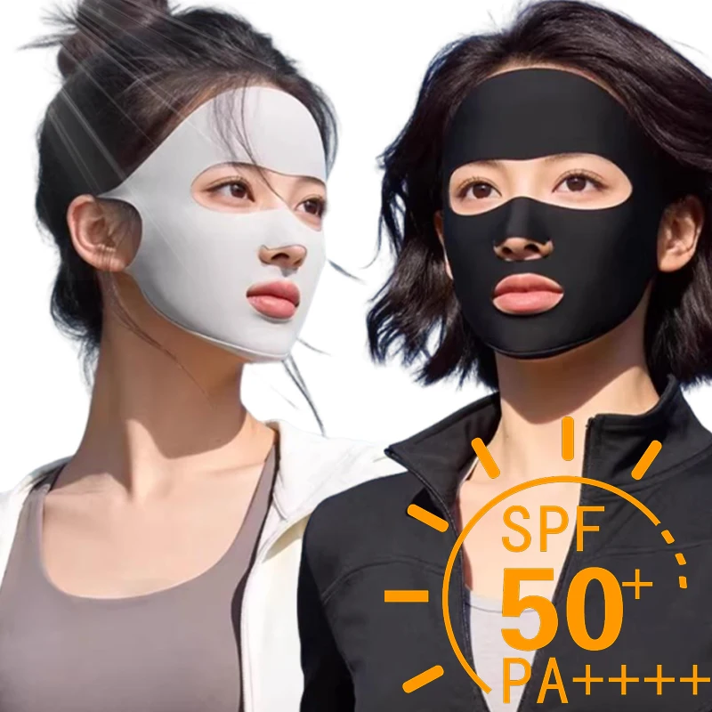 

New Full Face Sunshade and Sun Protection Mask for Outdoor Sports Breathable Mouth and Nose Opening Exposed Nose Riding Mask