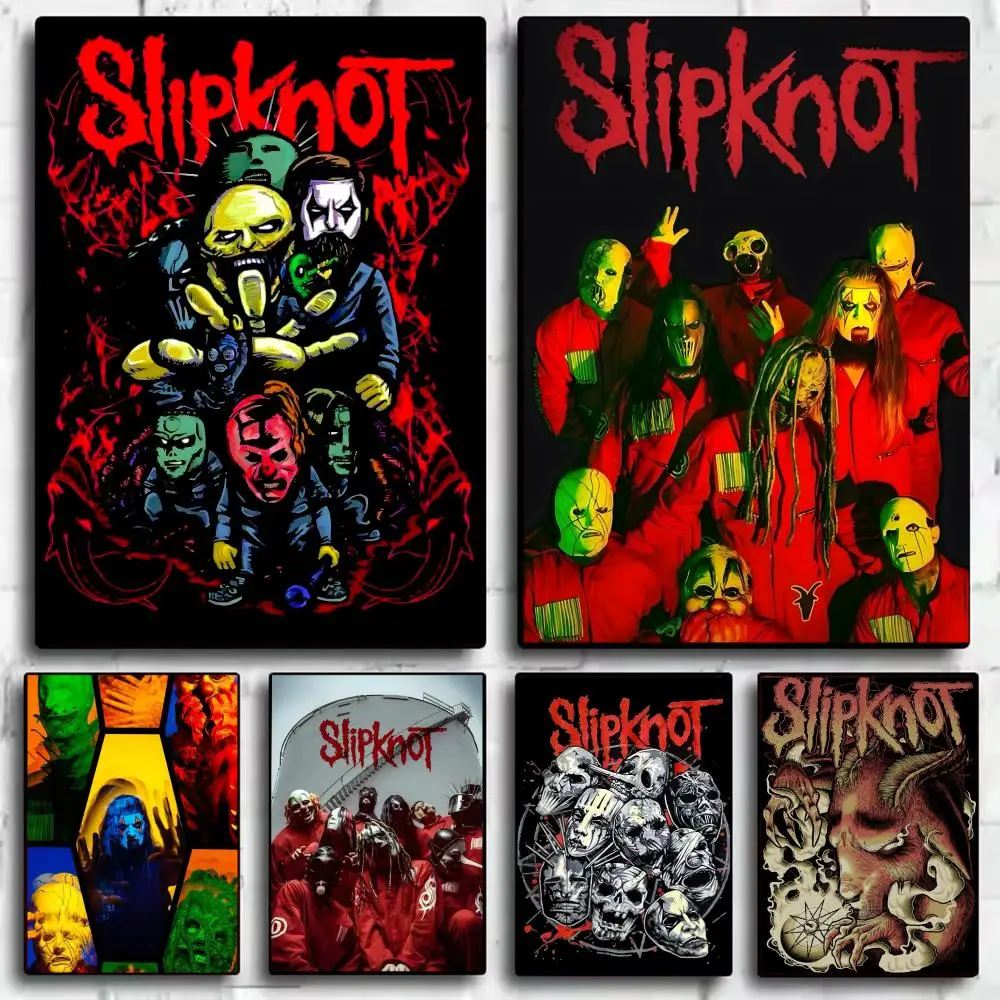 

HD Print Cool S-Slipknots Band Painting Calligraphy Personalized Canvas Wall Mural Art Poster Photos for Living Room Home Decor