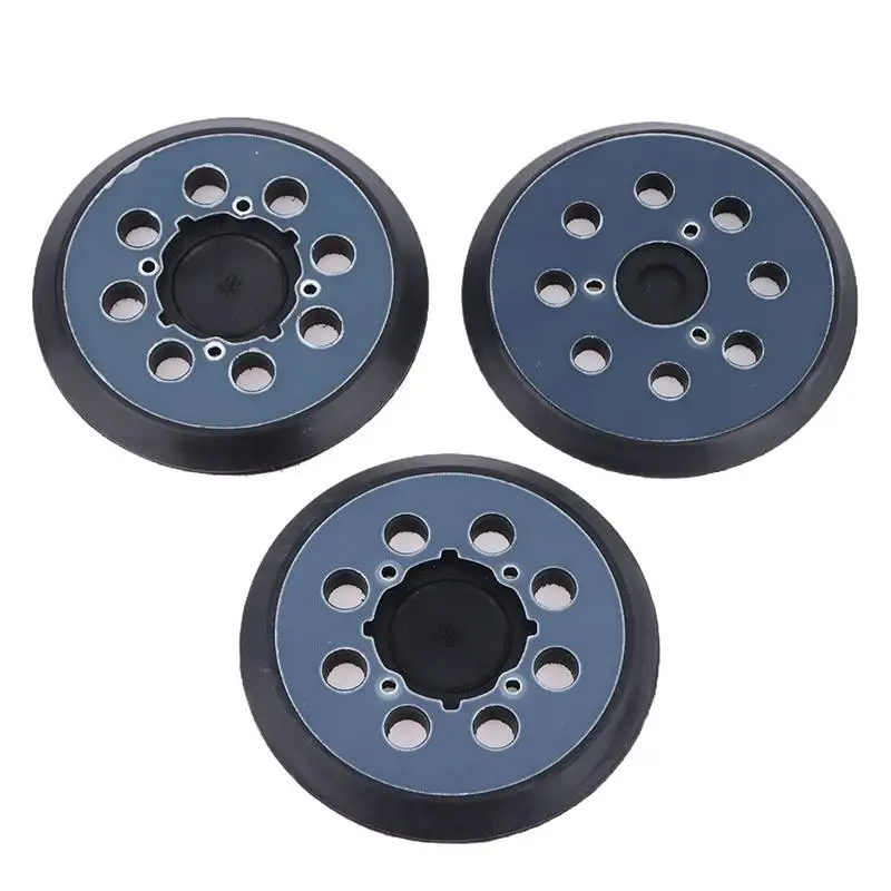 

Черный 5-дюймовый шлифовальный диск, подложка, 8-отверстие, крючок, петля, абразивный круг для орбитальной шлифовальной машины, электрический полировальный станок, шлифовальный диск