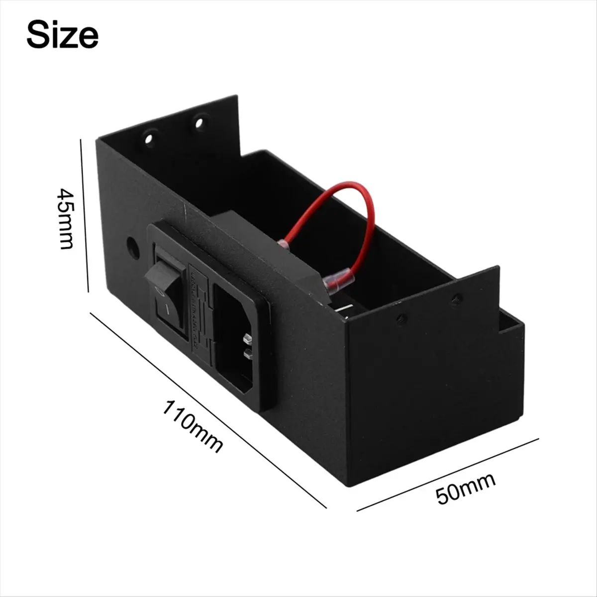 

ABFS Switching Power Supply Housing Shell for 3D Printer Power Shield Switch 12V/24V 360W Male Socket for Ender 3 for CR10