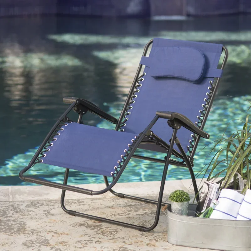 Caravan Sports Oversized Zero Gravity Chair - Blue