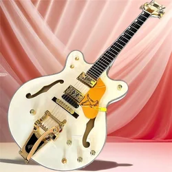 Double Convex, Cream Electric Guitar, Big Vibrato,