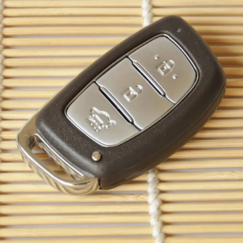 

3-кнопочный автомобильный смарт-карта с дистанционным управлением, чехол для Hyundai I30 IX25 IX35 Elantra Sonata Verna Creta Tucson Solaris, аварийный ключ