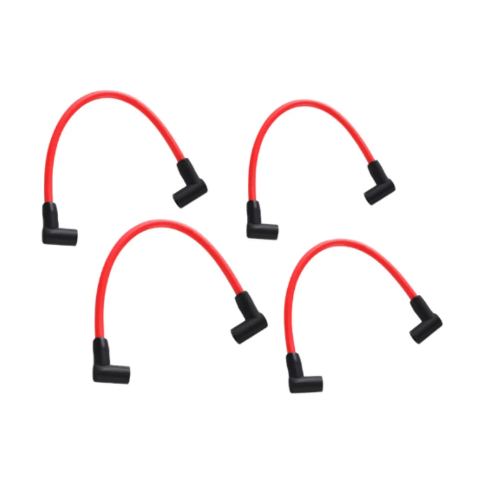 

4x Spark Plug Wire Set Repair Parts Easy Installation Premium 582365 Accessories Replaces for Johnson Evinrude 80-140 HP V4