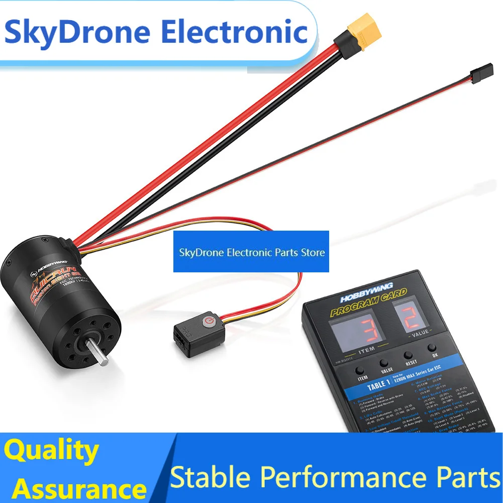 SkyDElHobbywing QuicRun Fusion 8IGHT SE 2-4S 60A KV1800 Waterproof Sensored Motor Power System For 1:8 1/8 RC Crawler Car