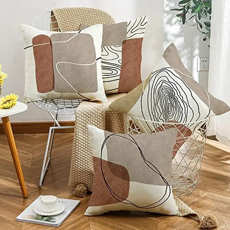 Throw pillowcase bohemian pillowcase modern geometric abstract decorative cushion cover sofa home décor