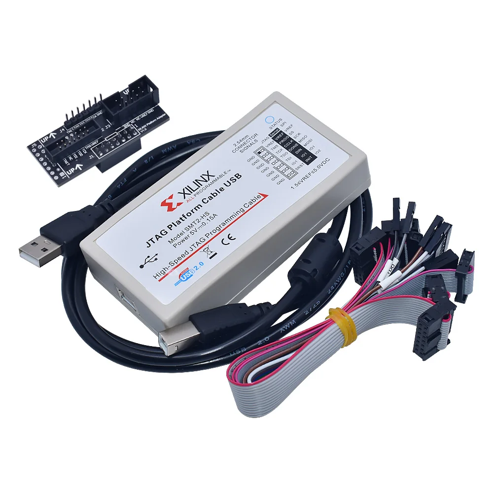 New version Xilinx Platform Cable USB Download Cable Jtag Programmer High speed downloader for FPGA CPLD SPI digilent SMT2