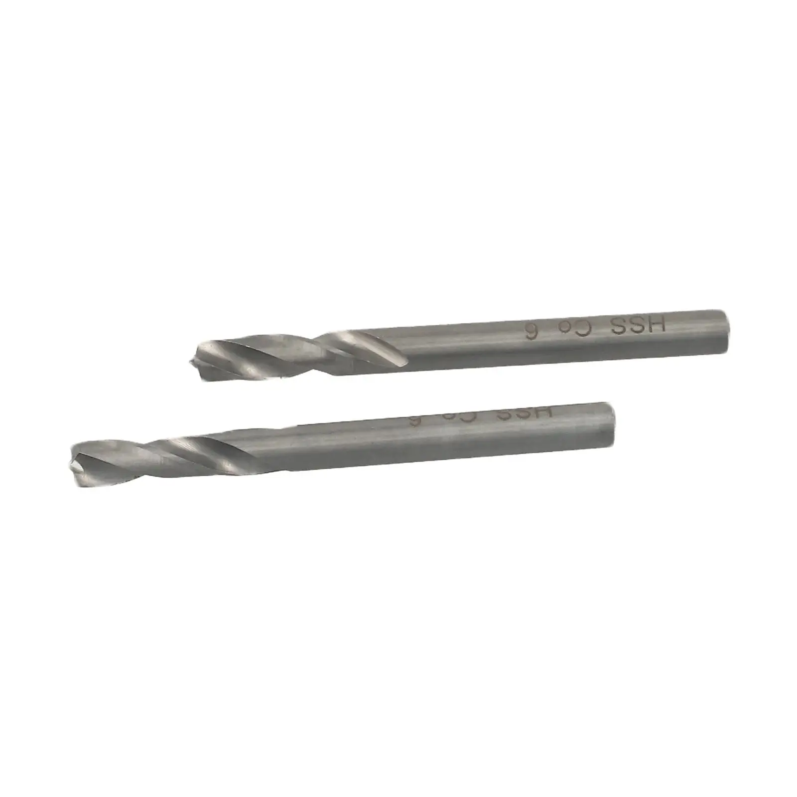 

6mm Spot Weld Drill Bit Set of 2 HSSCo for Efficient Spot Weld Removal on Automotive Metal Sheets Suitable for Repairs