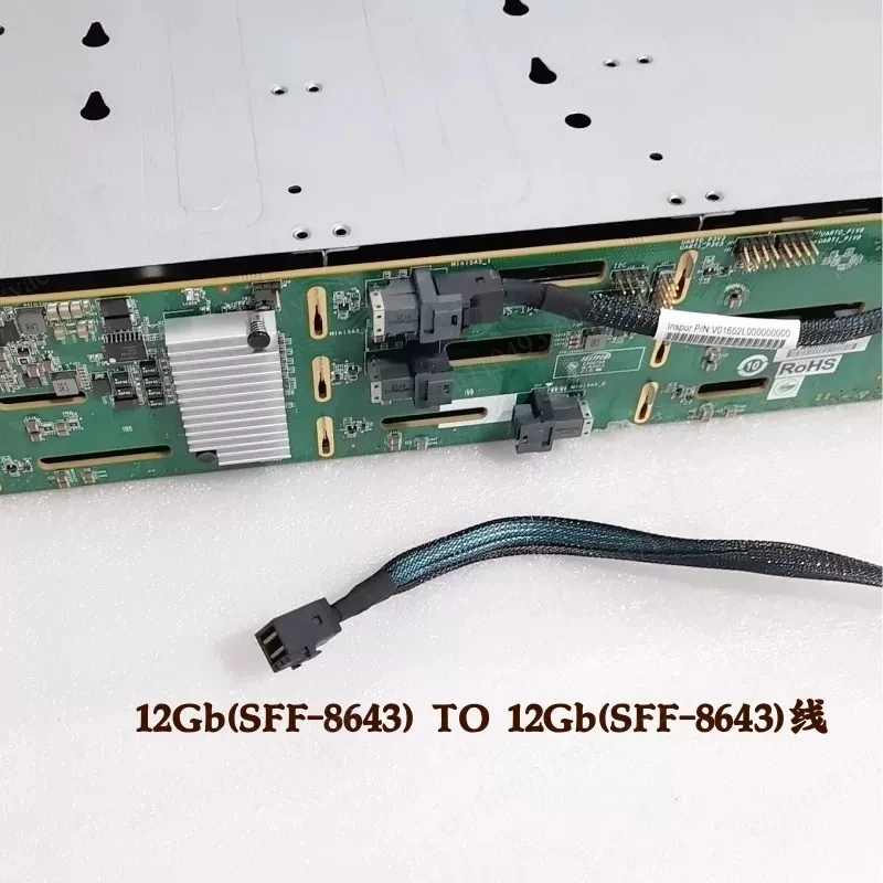 12 Bay 3.5'' HDD Cage Hot Swap 12Gbps SAS SATA Hard Drive Tray Rack NAS Storage Expansion