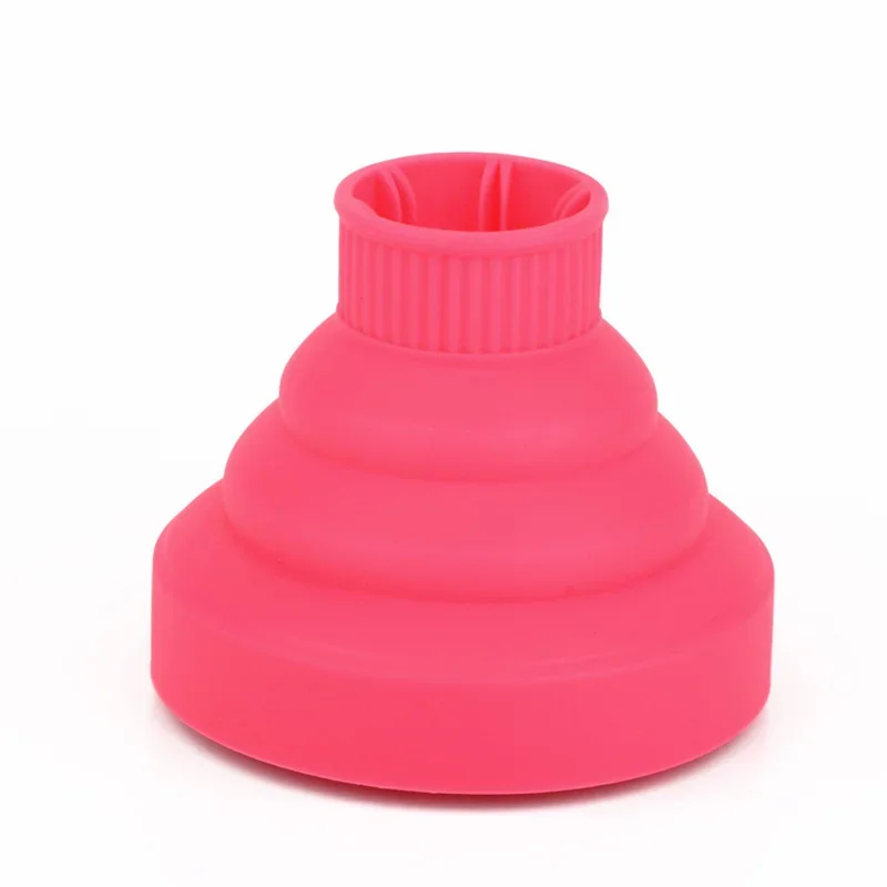 1Pcs Foldable Silicone Hair Dryer Diffuser Cover Temperature Resistant Silicone Hair Styling Tool，Special for real hair wigs