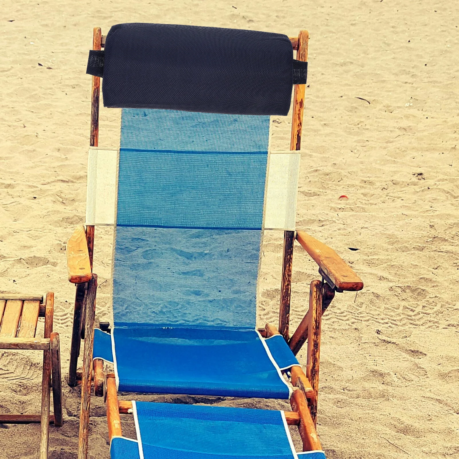 

Folding Pillow Soft Headrest For Recliner Lawn Deck Lounge Chair Replacement Cushion Supple Sponge Cloth Material Leisure