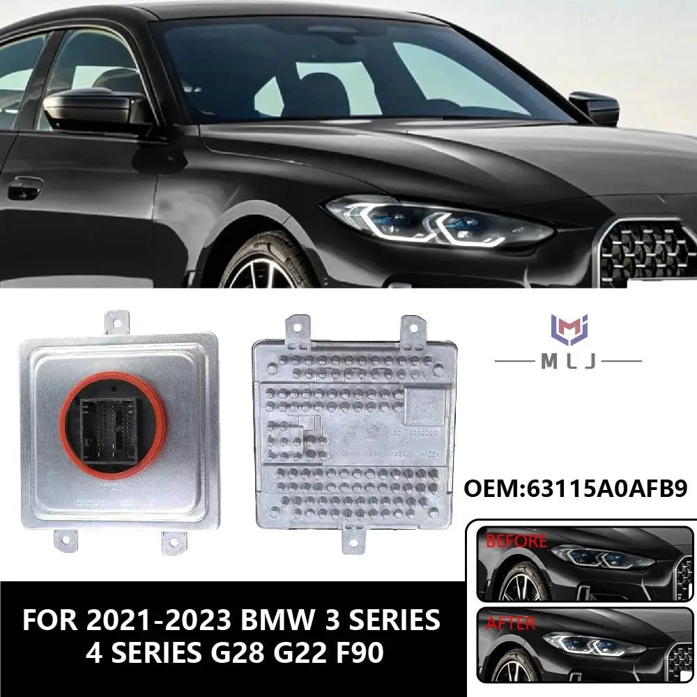 

OE 63115A0AFB9 For 2021-2023 BMW 3/4 Series G28 G22 F90 Adaptive LED Headlight Ballast Computer Control Module Car Accessories