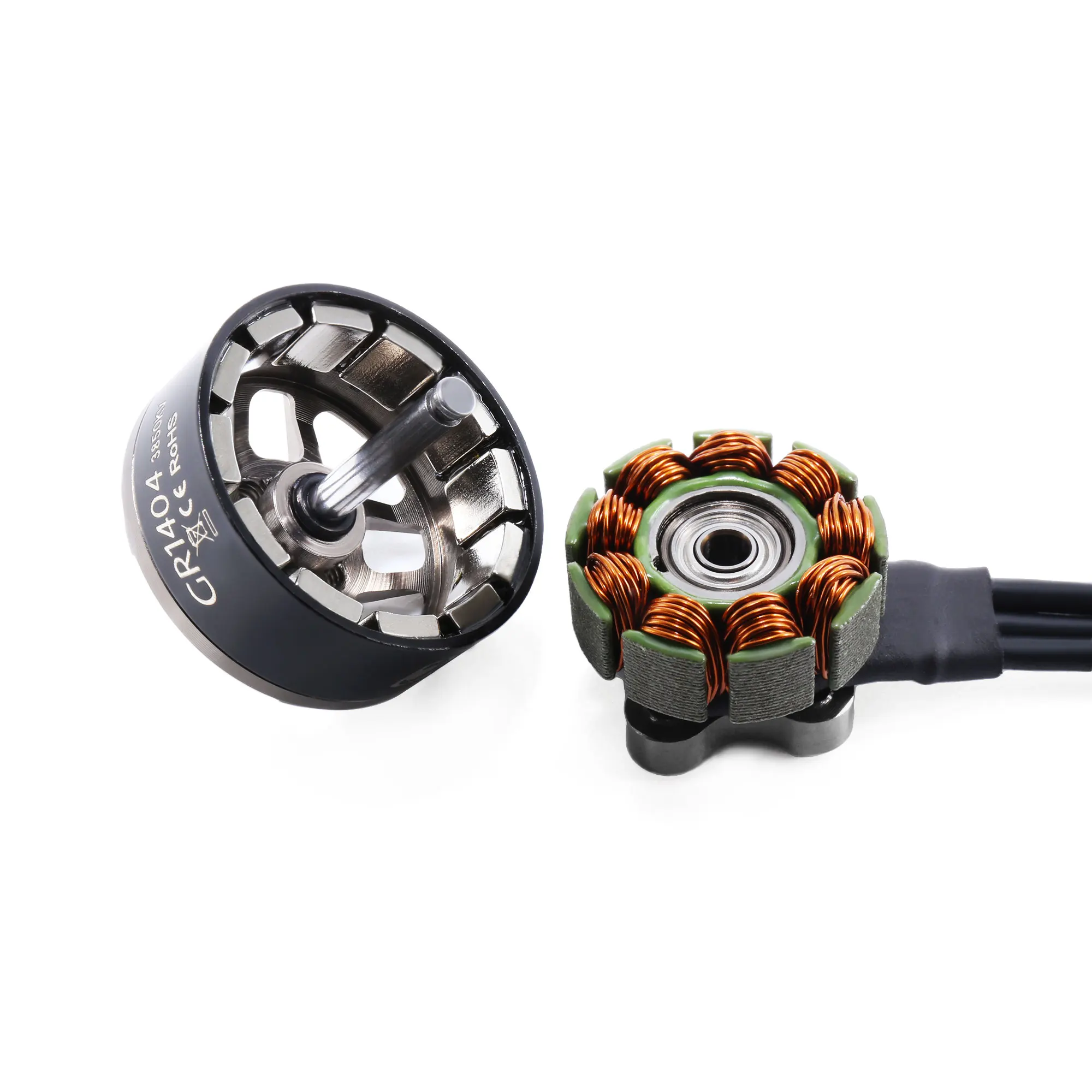 Geprs – moteur sans balais GR1404 4500KV 3850KV 2750KV 2-4S pour drone radiocommandé FPV Freestyle Cinewhoop, pièces de remplacement pour cure-dents