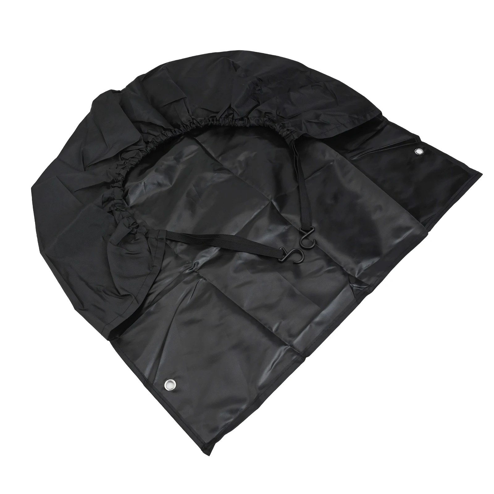 Black Tyre Cover Easy Install Tyre Covers For Cars Outdoor Cover Lightweight And Easy To Install Robust Oxford Fabric