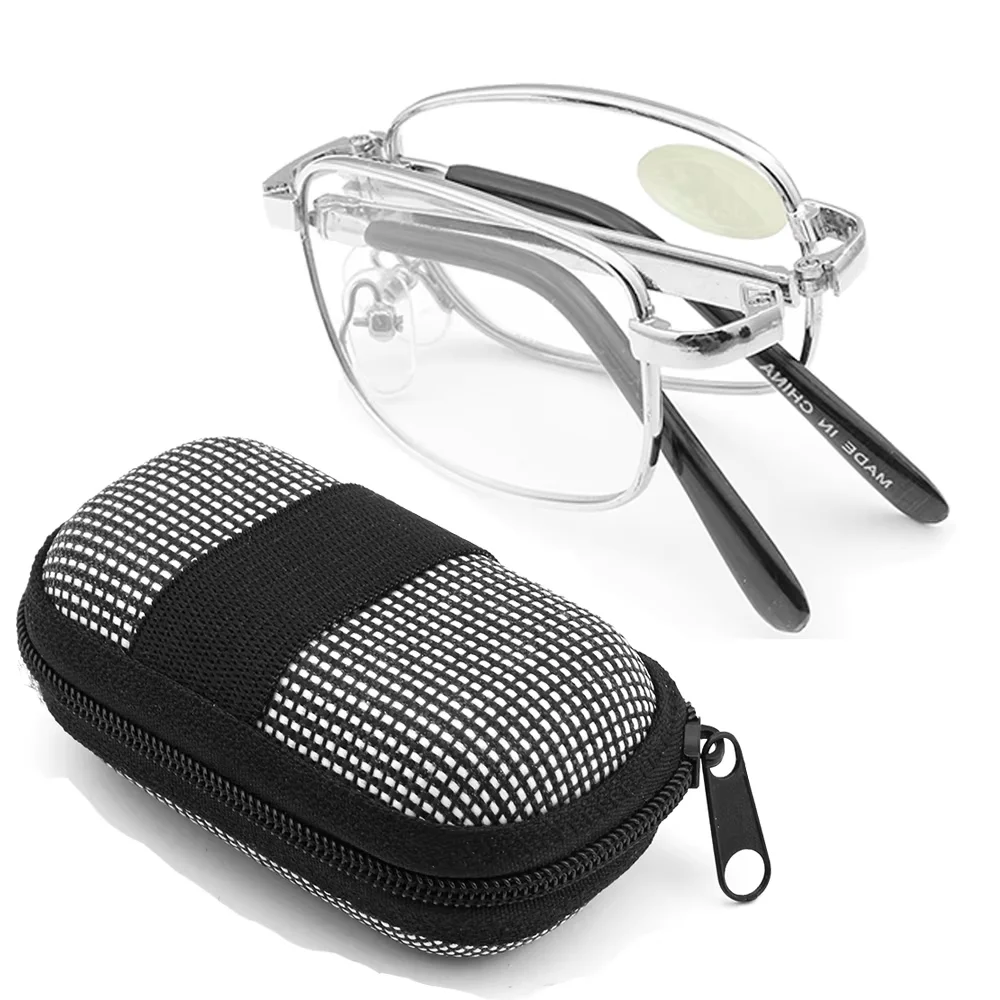 Retro Design Lesebrille Männer Frauen Klappbrille Brillengestell Silber Metallbrille +1,0 +1,5 +2,0 +2,5 +3,0 +3,5 +4