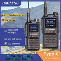 NEW Baofeng UV-18L Walkie Talkie Wireless Copy Frequency 999CH NOAA Long Range Type-C Ham Two Way Radio 8800mAh 10W NO GPS