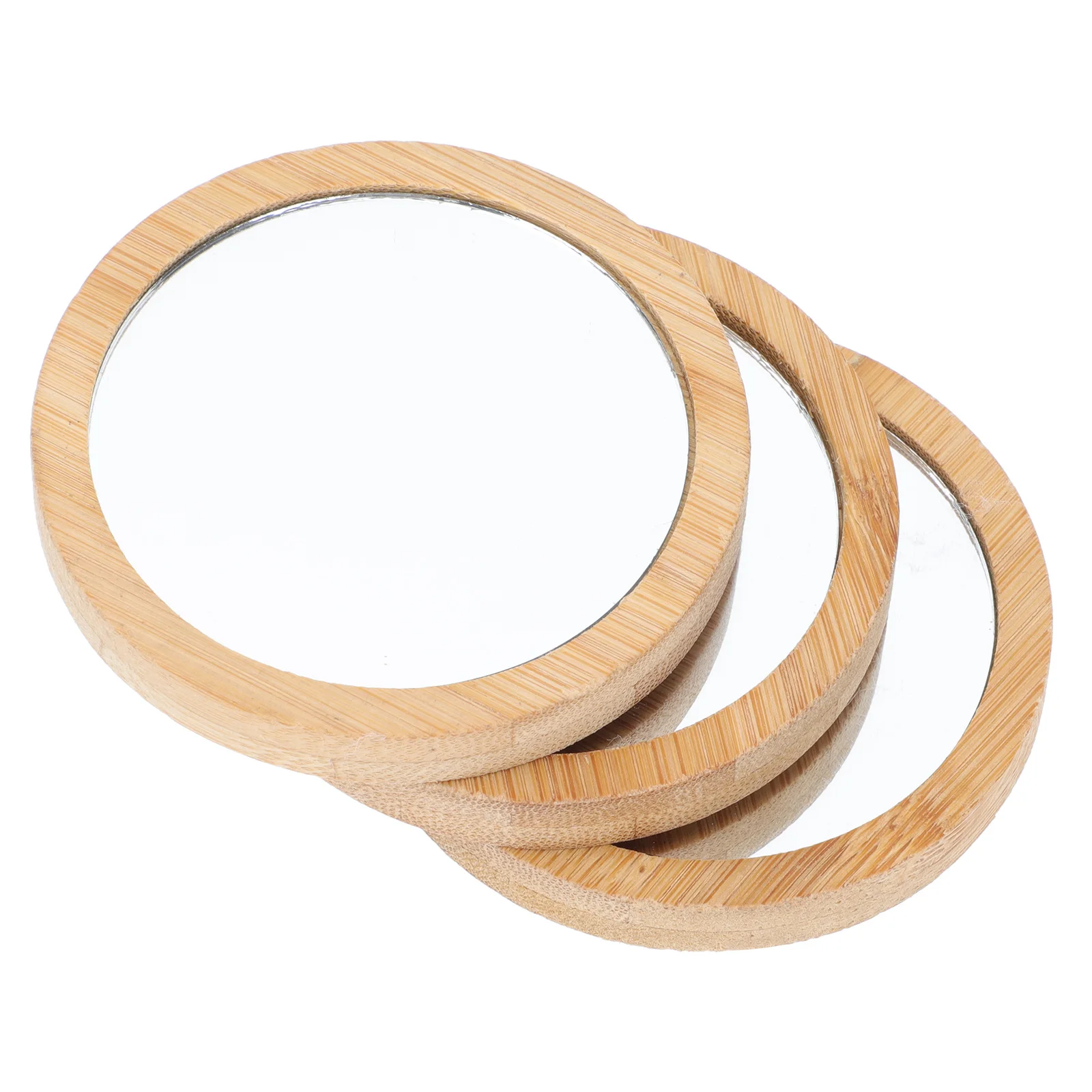

3pcs Portable Women Travel Mini Cosmetics Creative Makeup Compact Women Simple Round Cosmetics Tool