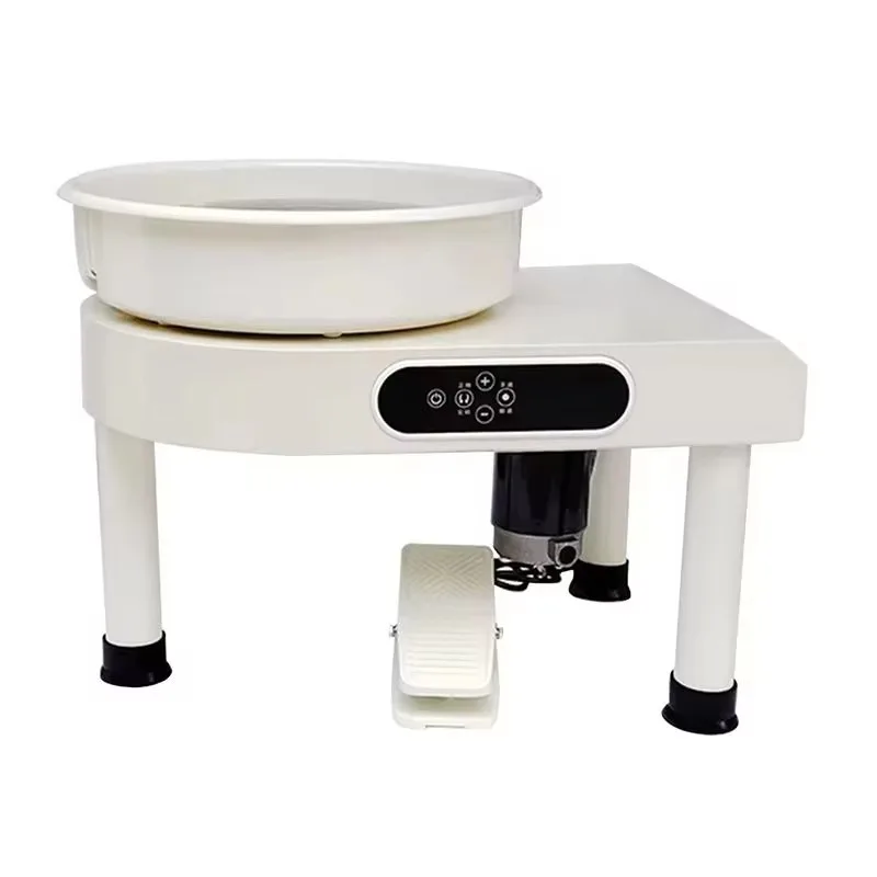 Art 350W Electric Pottery Wheels 25cm Turntable Pottery Wheel Ceramic Po with Foot Pedal DIY Clay Tool Machine
