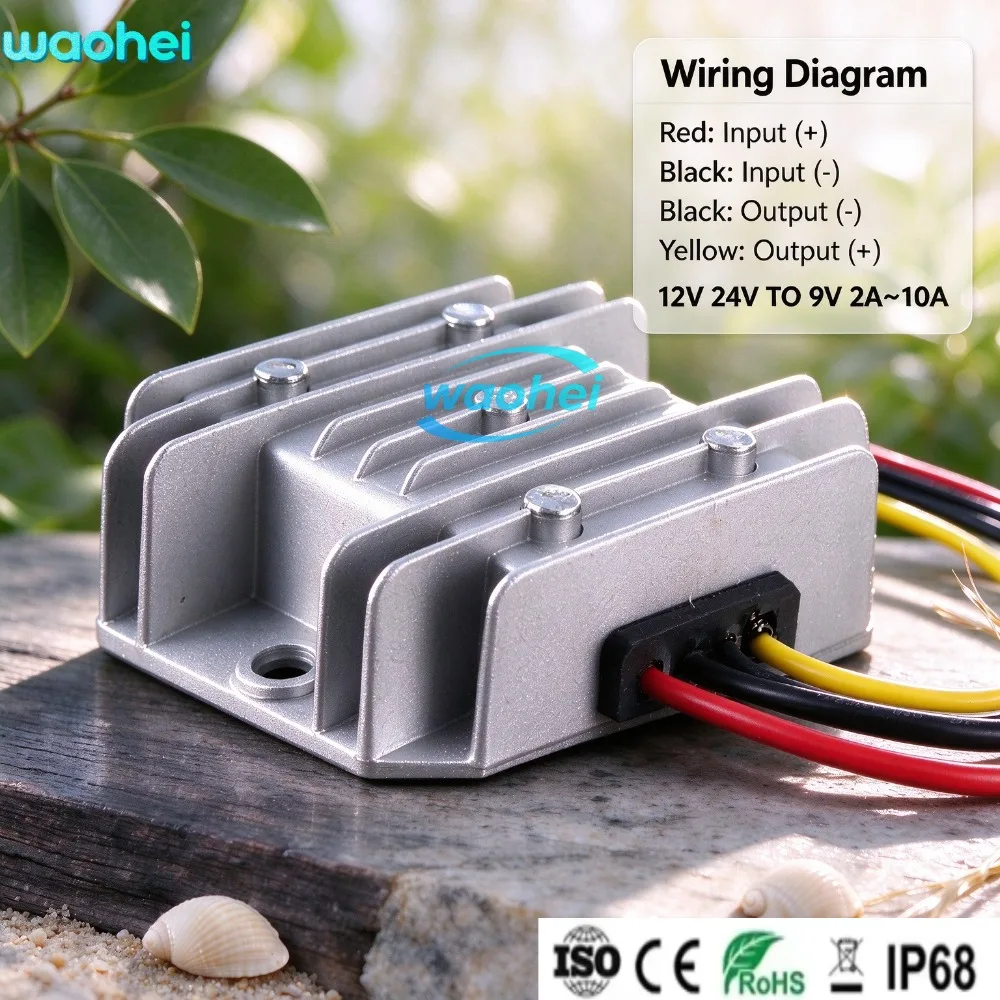 12V 24V To 9V 2A 3A 5A 8A 10A Step-Down Module Power Supply Automotive 12V To 9V 10A 90W DC Power Converter Voltage Reducer CE