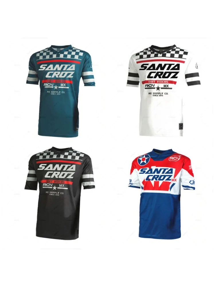 AliExpress RCN SANTACRUZ MX Rcn Team Mx Enduro Motocross Jersey for Men, Downhill Jeresys, Cycling Mountain Bike, Quick Dry Clothing, DH，2026,New