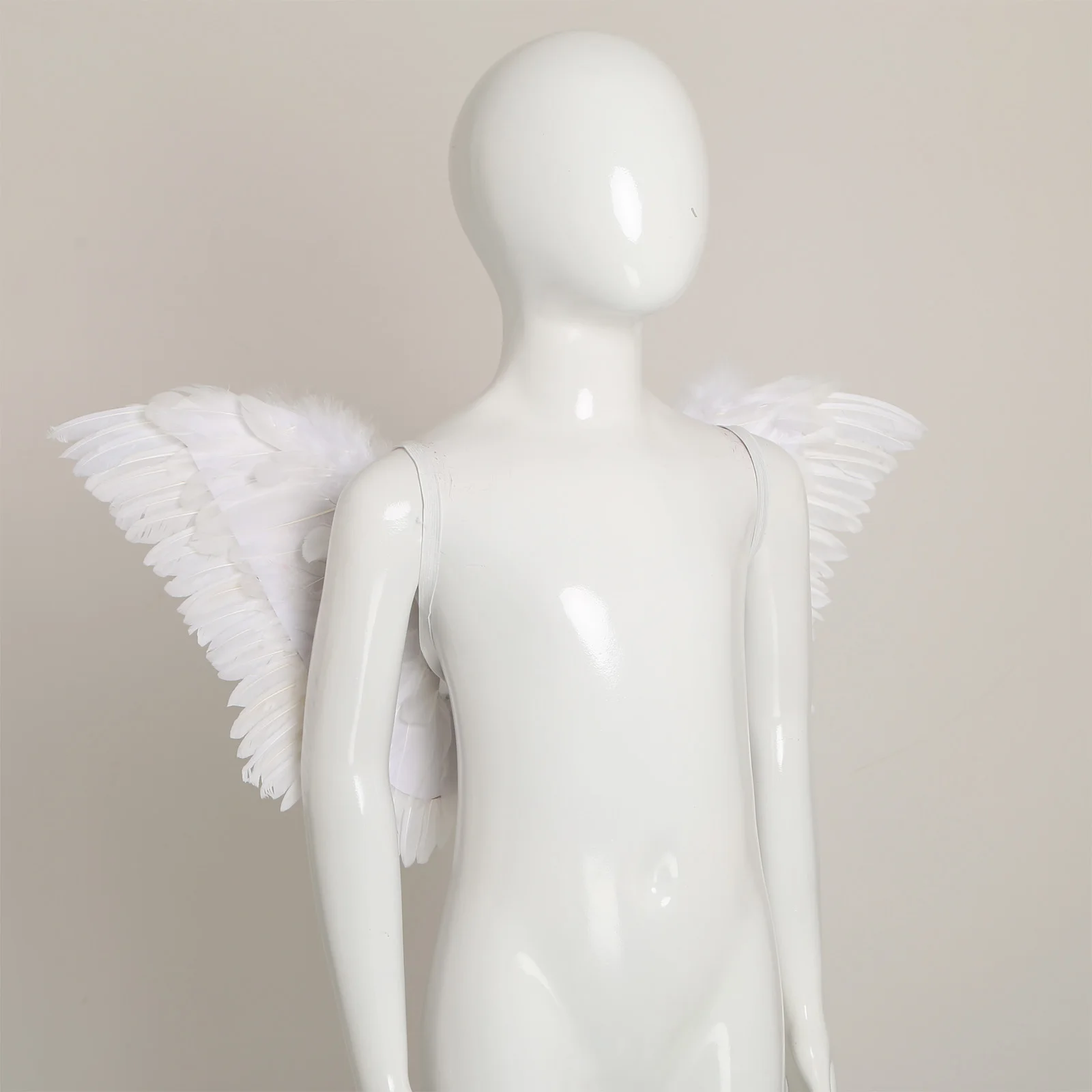 Engelenveer drijvende vleugels Halloween-kostuum met elastische bandjes Stok haarhoepel Halloween-kostuums Cosplay Props Accessoires