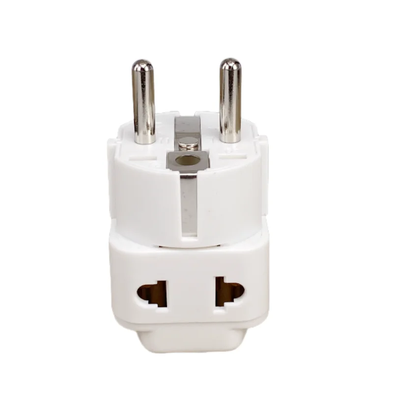 عالمي الاتحاد الأوروبي التوصيل محول 2 في 1 KR التوصيل الاتحاد الافريقي المملكة المتحدة الولايات المتحدة إلى الاتحاد الأوروبي السفر محول المقبس الكهربائية الولايات المتحدة إلى الاتحاد الأوروبي السفر محول التوصيل المقبس