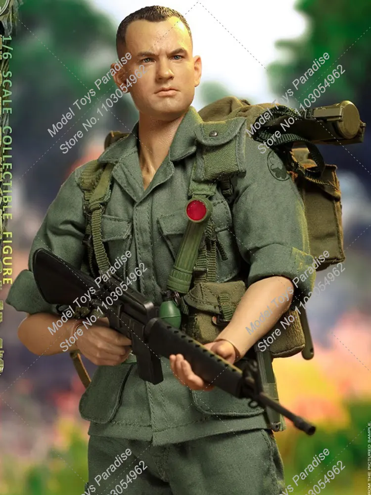 DJ-CUSTOM DJ-16008 1/6 Men Soldier Vietnam War US Military Gump Full Set 12inch Action Figure Collectible Toys Gifts