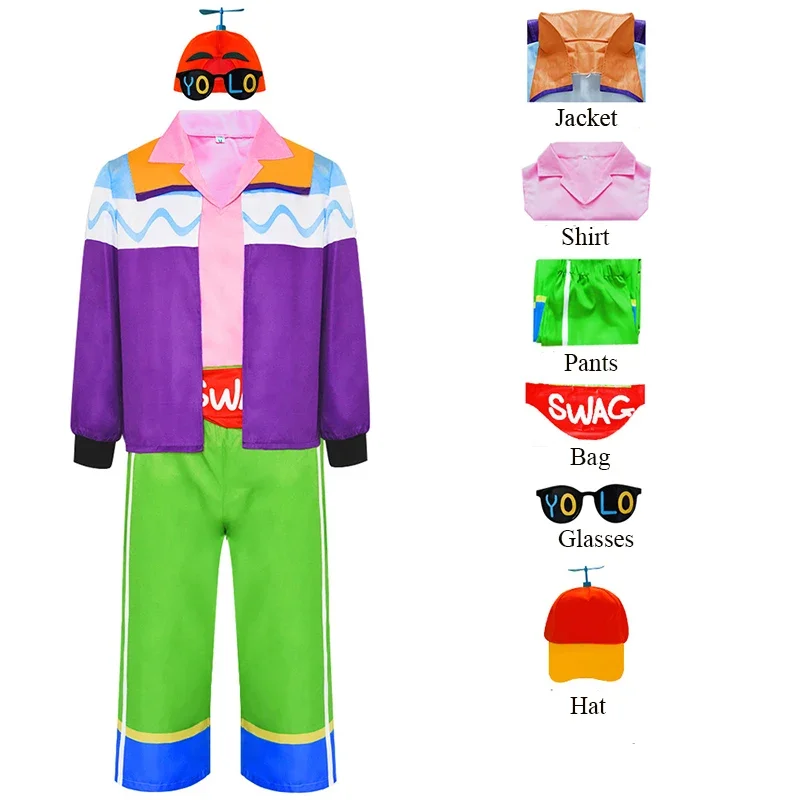 2025 New Arrival Adult Men Game Undertale AU Fresh Sans Cosplay Jacket Coat Halloween Costume full set