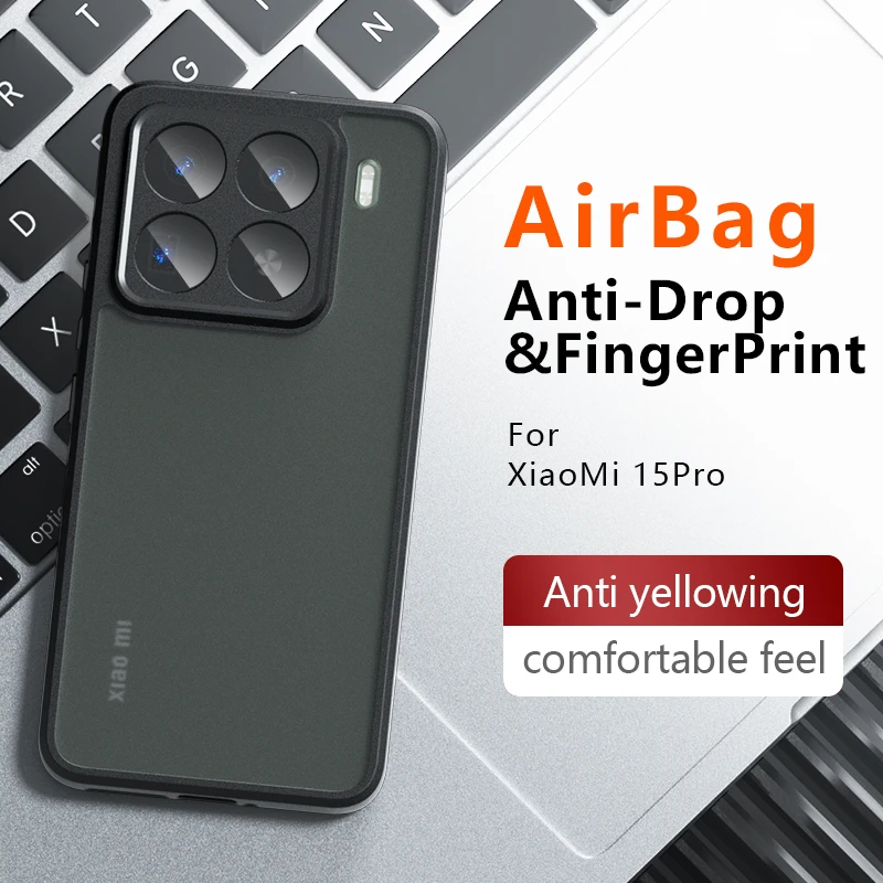 حافظة لهاتف Xiaomi 17 Pro Max 15T Pro غطاء خلفي صلب شفاف غير لامع لهاتف Mi 15 T 5G غطاء حماية أكريليك ممتص للصدمات #2