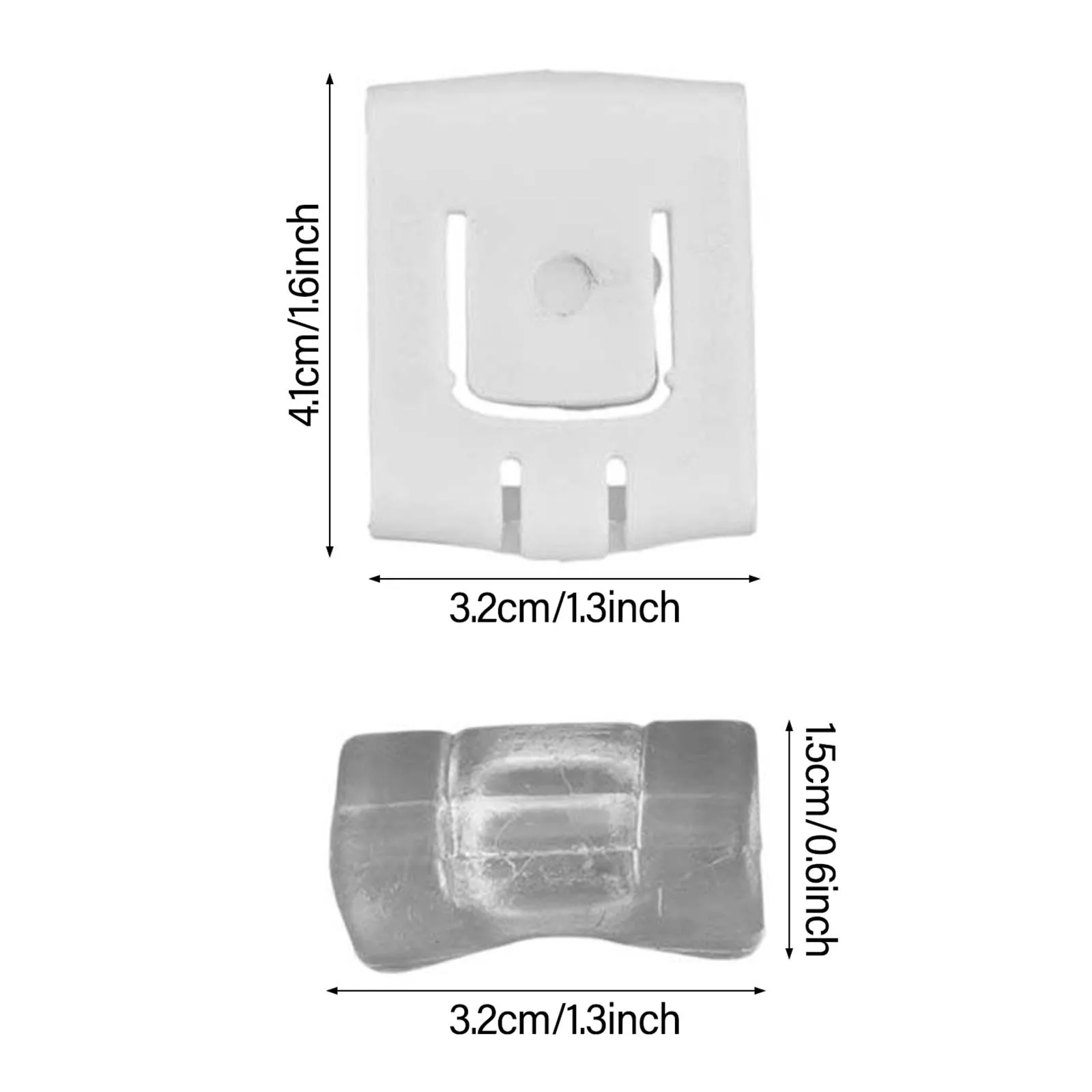 6/12Pcs Car Seat Fastener Rail Clip Slider Guide For Golf MK1 MK2 MK3 For Passat B1 B2 B3 371803241 Car Accessories