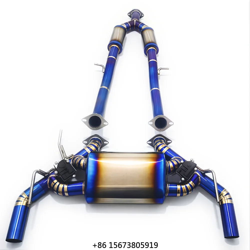 

For 370Z 3.7L Titanium Alloy Valve Exhaust Performance Catback SystemCustomed