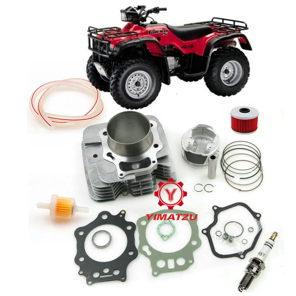 Yimatzu części ATV 90MM TRX450S/ES/FM/FE Cylinder zestaw do hondy FOURTRAX FOREMAN 1998 12100-HN0-A00