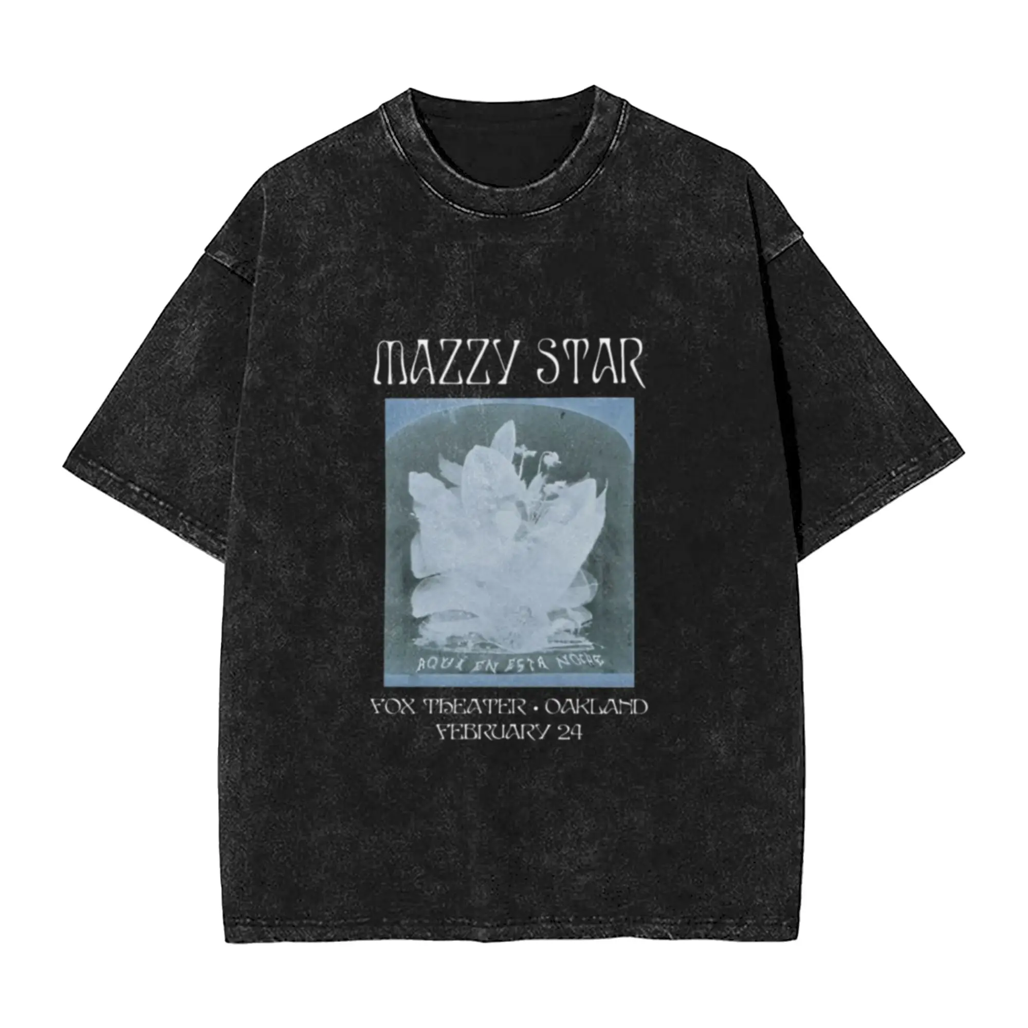 Mazzy Star - Concert Poster Oakland Classic Stylish A Vintage Oversized Cotton Unisex T-Shirts