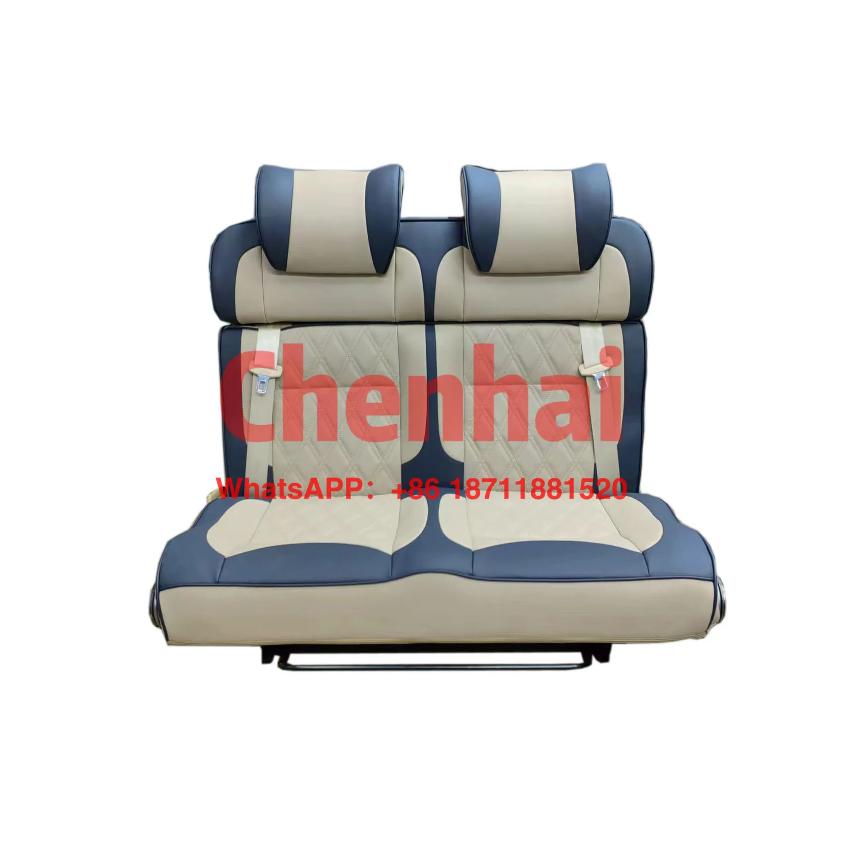 

Customized Manufacturer Folding RV Leather Seat With Seat Belts For Motorhome Camper Van Camping Life