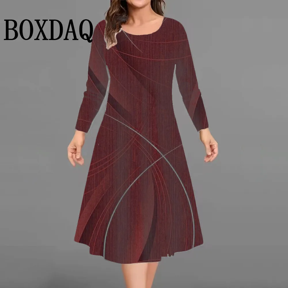 maxi flowy dress with sleeves BROWN V-NECK LONG-SLEEVE MAXI DRESS | CULT MIA main image 1